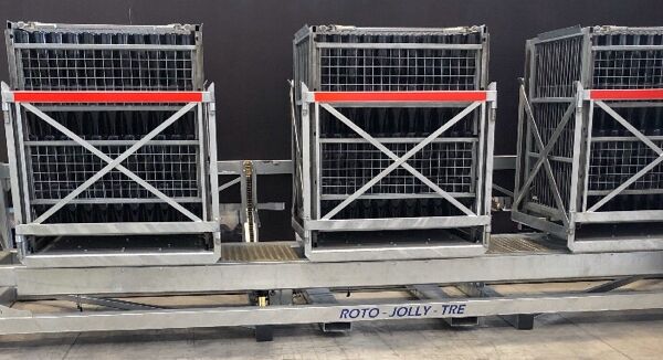 Giro Pallet ed attrezzature per remuage automatico | Roto-Jolly Tre